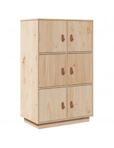 Credenza 67x40x108,5 cm in Legno Massello di Pino 2