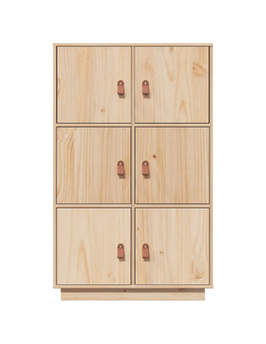 Credenza 67x40x108,5 cm in Legno Massello di Pino