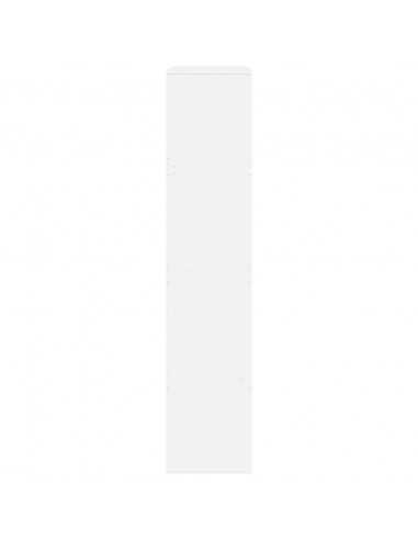 Libreria Bianca 100x33x155,5 cm in Legno Multistrato