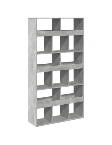 Libreria Grigio Cemento 100x33x187,5 cm in Truciolato