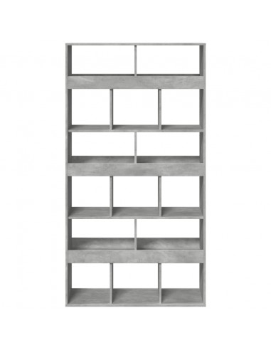 Libreria Grigio Cemento 100x33x187,5 cm in Truciolato