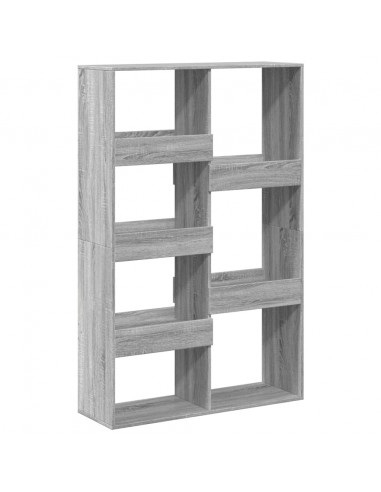 Libreria Grigio Sonoma 100x33x155,5 cm in Legno Multistrato