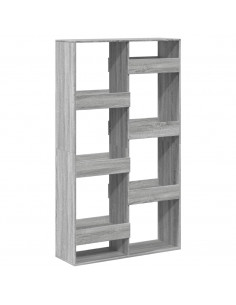 Libreria Grigio Sonoma 100x33x175 cm in Legno Multistrato 2