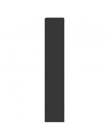 Libreria Nera 100x33x175 cm in Legno Multistrato