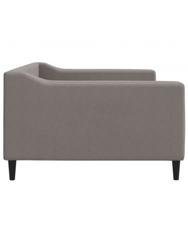 Letto da Giorno Tortora 100x200 cm in Tessuto