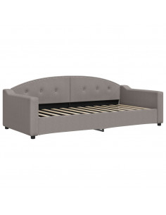 Letto da Giorno Tortora 90x200 cm in Tessuto 2