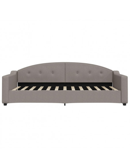 Letto da Giorno Tortora 90x200 cm in Tessuto