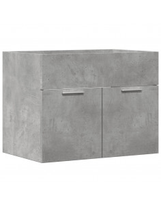 Mobile Sottolavabo Grigio Cemento 60x38,5x46 Legno Multistrato 2