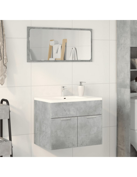 Mobile Sottolavabo Grigio Cemento 60x38,5x46 Legno Multistrato