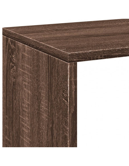 Libreria Divisorio Rovere Marrone 102x29x103,5 cm in Truciolato