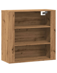 Mobile a Parete Rovere Artigianale 80x33x80cm Legno Multistrato 2