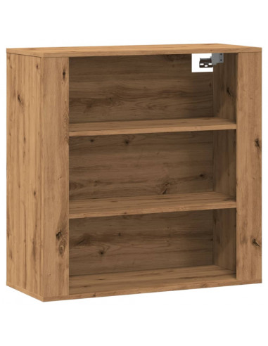 Mobile a Parete Rovere Artigianale 80x33x80cm Legno Multistrato