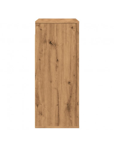 Mobile a Parete Rovere Artigianale 80x33x80cm Legno Multistrato