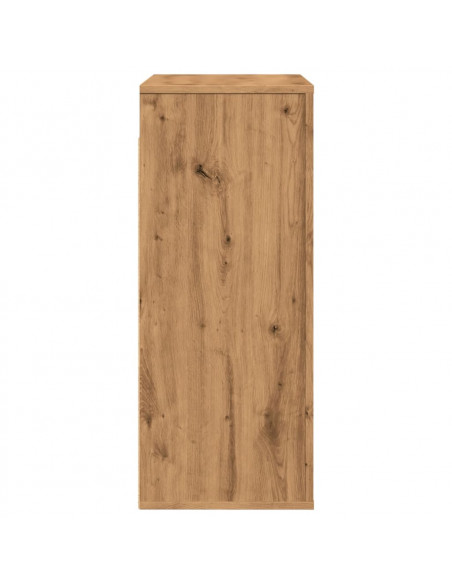 Mobile a Parete Rovere Artigianale 80x33x80cm Legno Multistrato