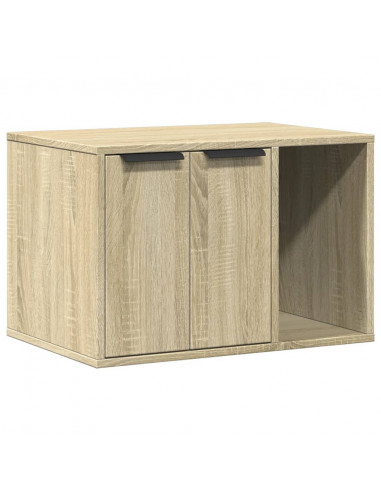 Recinto Lettiera Gatti Rovere Sonoma 60x40x40 cm in Truciolato