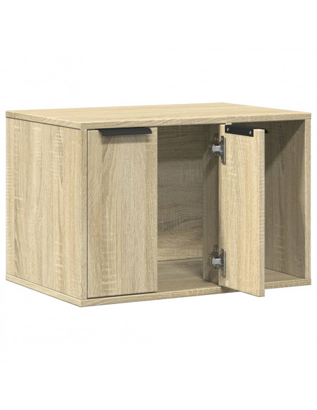 Recinto Lettiera Gatti Rovere Sonoma 60x40x40 cm in Truciolato