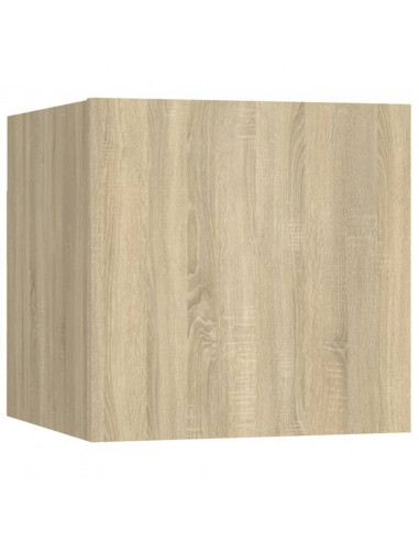 Set di Mobili Porta TV 5 pz Rovere Sonoma in Legno Multistrato