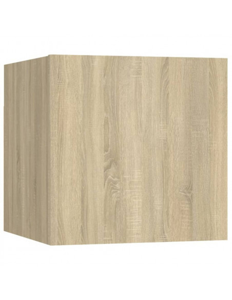 Set di Mobili Porta TV 5 pz Rovere Sonoma in Legno Multistrato