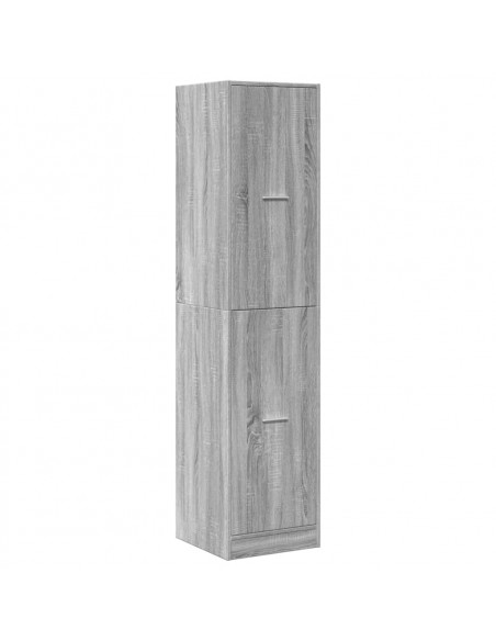 Armadietto da Farmacia Grigio Sonoma 40x41x174,5 cm Truciolato