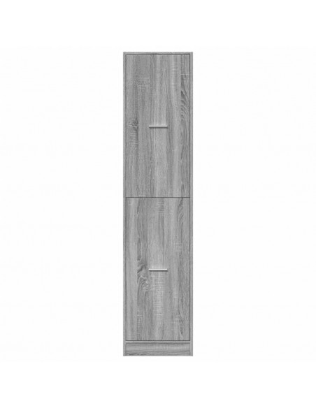 Armadietto da Farmacia Grigio Sonoma 40x41x174,5 cm Truciolato