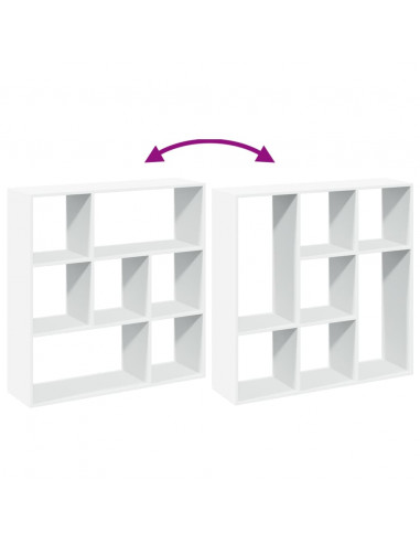 Libreria Divisorio Bianca 102x29x103,5 cm in Truciolato