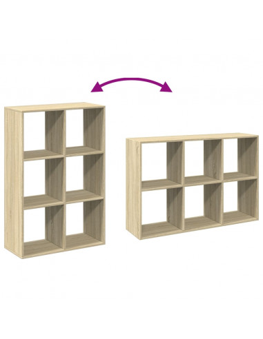 Libreria Divisorio Rovere Sonoma 69,5x29x103,5 cm in Truciolato