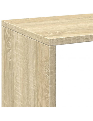 Libreria Divisorio Rovere Sonoma 69,5x29x103,5 cm in Truciolato