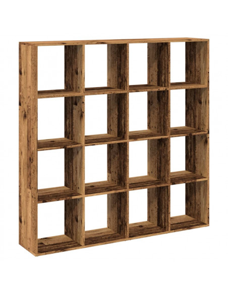 Libreria Legno Antico 137,5x29x137,5 cm in Legno Multistrato