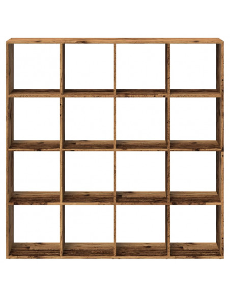 Libreria Legno Antico 137,5x29x137,5 cm in Legno Multistrato