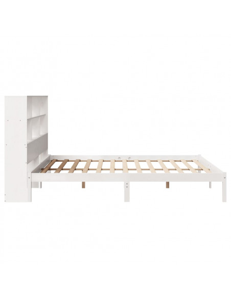 Giroletto con Libreria senza Materasso 180x200 cm in Legno Pino