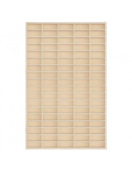 Mobili con Vetrina Parete con 90 Scomparti 50,5x4,5x79 cm