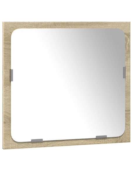 Set Mobili da Bagno 3 pz Rovere Sonoma in Legno Multistrato