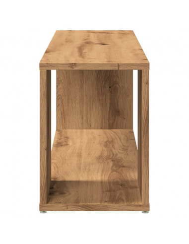 Mobile TV Rovere Artigianale 100x24x32 cm in Legno Multistrato