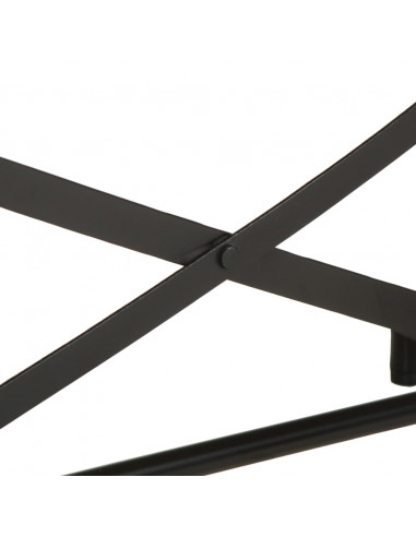 Tavolo Consolle 110x42x76 cm in Legno Massello Grezzo di Mango