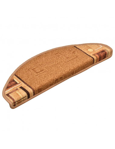 Tappetini per Scale Autoadesivi 5 pz 65x21x4 cm Beige