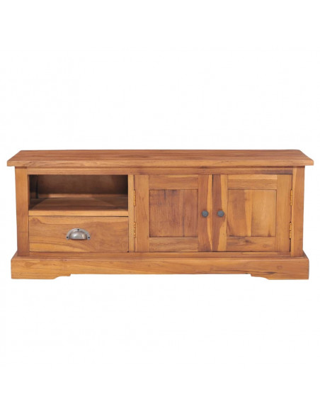 Mobile Porta TV 100x30x40 cm in Legno Massello di Teak