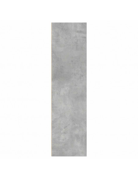 Libreria Grigio Cemento 60x30x114 cm in Legno Multistrato