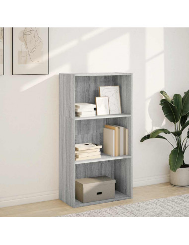 Libreria Grigio Sonoma 60x30x114 cm in Legno Multistrato