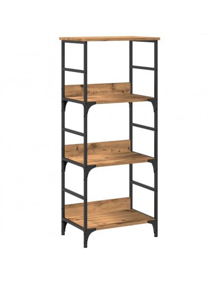 Libreria Rovere Artigianale 50x33x117,5 cm Legno Multistrato