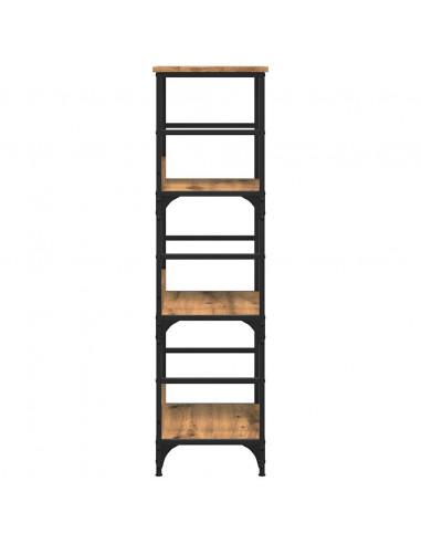 Libreria Rovere Artigianale 50x33x117,5 cm Legno Multistrato