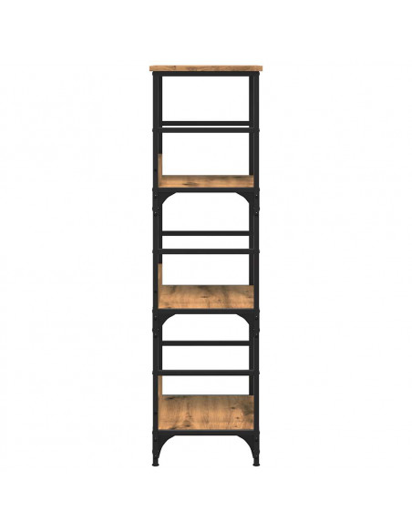 Libreria Rovere Artigianale 50x33x117,5 cm Legno Multistrato