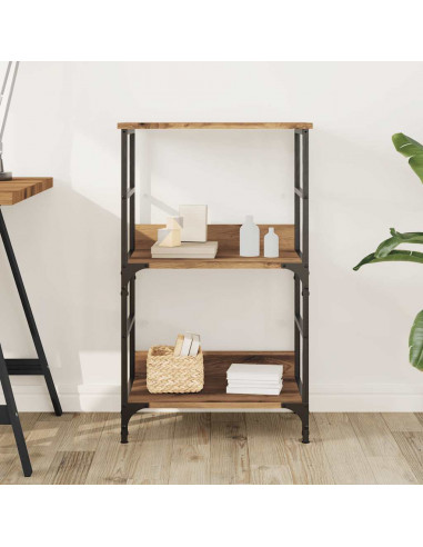 Libreria Rovere Artigianale 50x33x82 cm Legno Multistrato