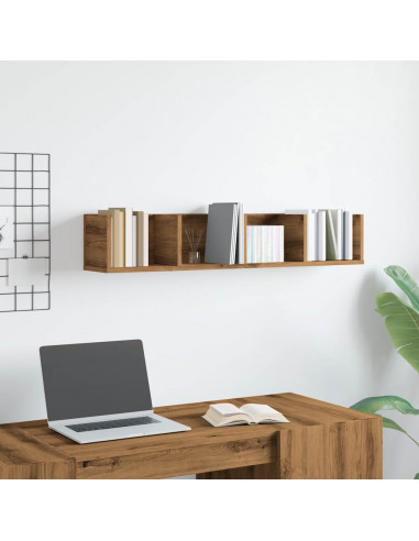 Mensola a Muro CD Artigianale 100x18x18 cm Legno Multistrato
