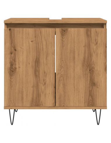Mobile da Bagno Rovere Artigianale 58x33x60 cm in Truciolato