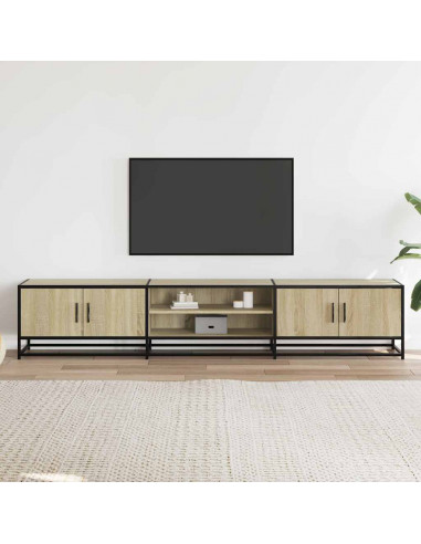 Mobile per TV Rovere Sonoma 210x35x41 cm in Truciolato