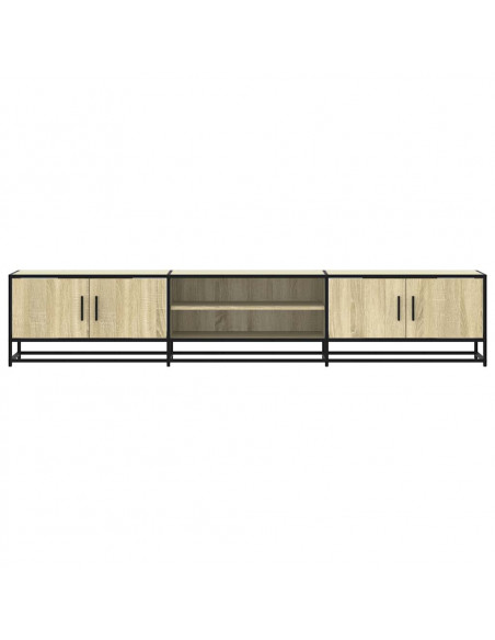 Mobile per TV Rovere Sonoma 210x35x41 cm in Truciolato
