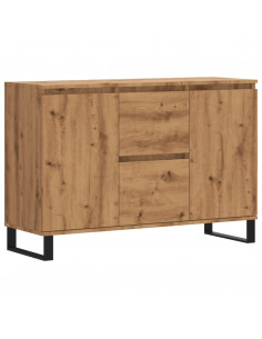 Credenza Rovere Artigianale 104x35x70 cm in Legno Multistrato 2