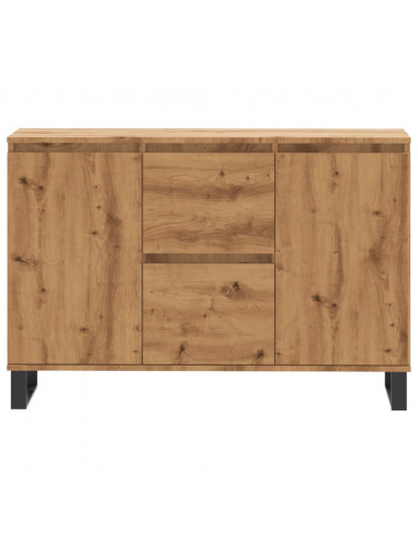 Credenza Rovere Artigianale 104x35x70 cm in Legno Multistrato