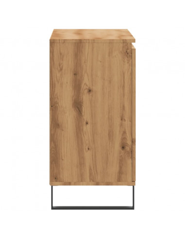 Credenza Rovere Artigianale 104x35x70 cm in Legno Multistrato