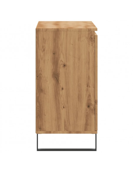 Credenza Rovere Artigianale 104x35x70 cm in Legno Multistrato